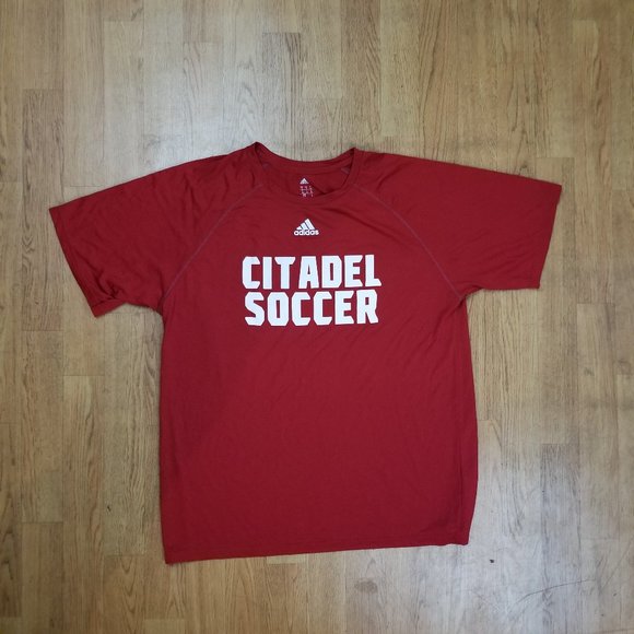 Men's Adidas Climalite Running Soccer Shirt M - Picture 1 of 3